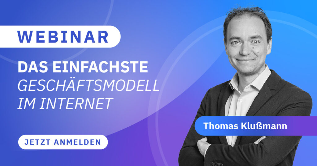 Das einfachste Geschäftsmodell im Internet